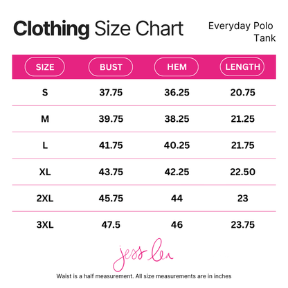 Jess Lea Everyday Polo Tank