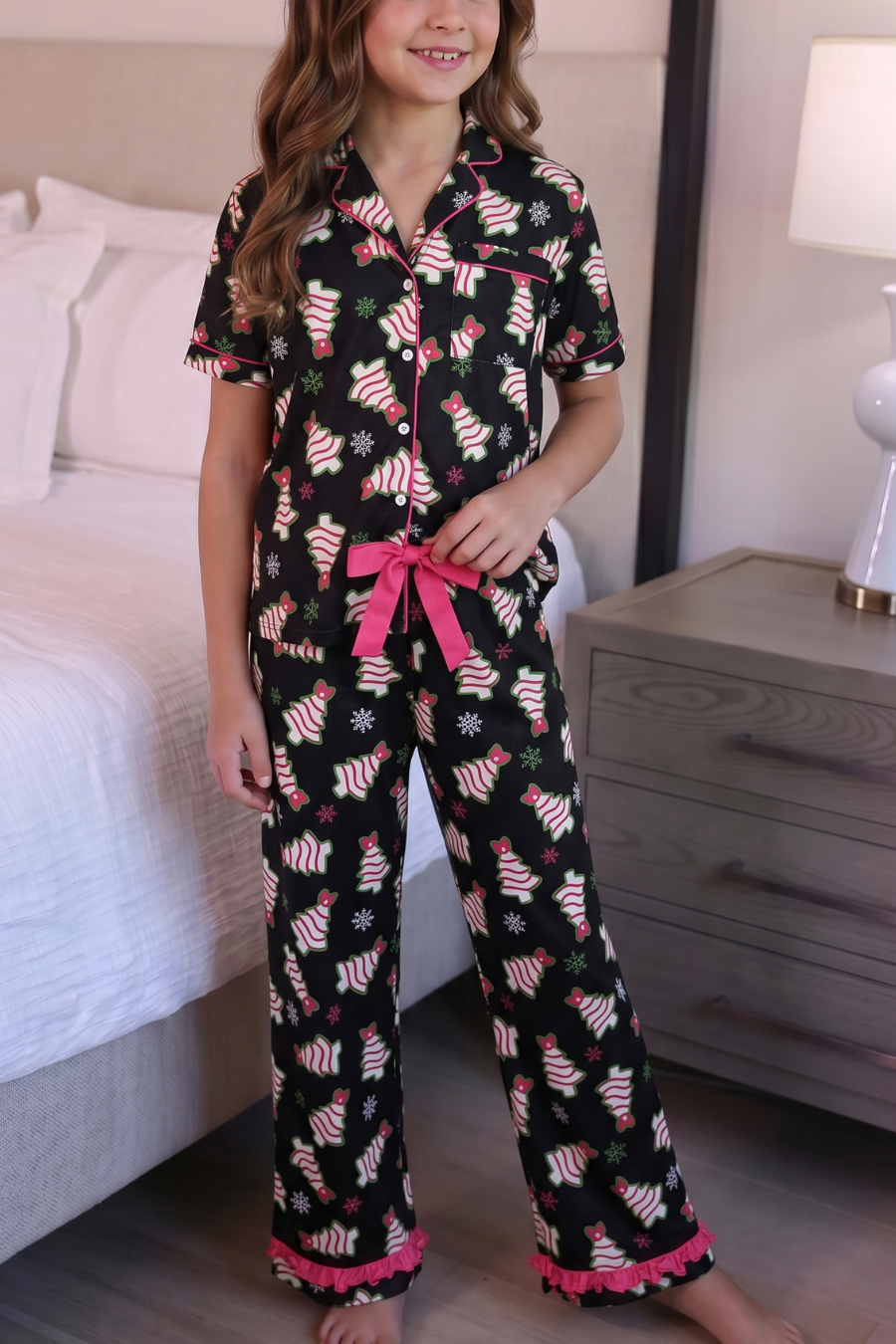 Jess Lea Merry Bow Christmas Pajamas Mommy &amp; Me PREORDER 2026 Child-Adult