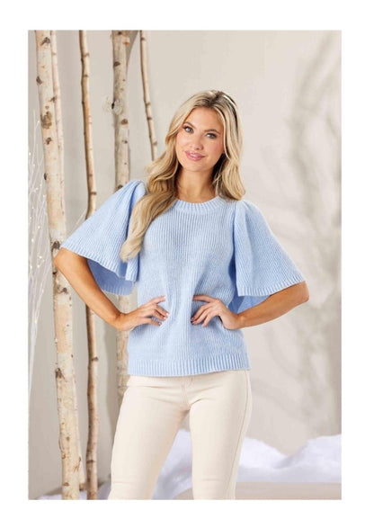 Mudpie Blue Asteria Sweater