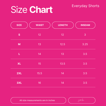 Midnight Bow Neon Pastel Everyday Shorts by Jess Lea