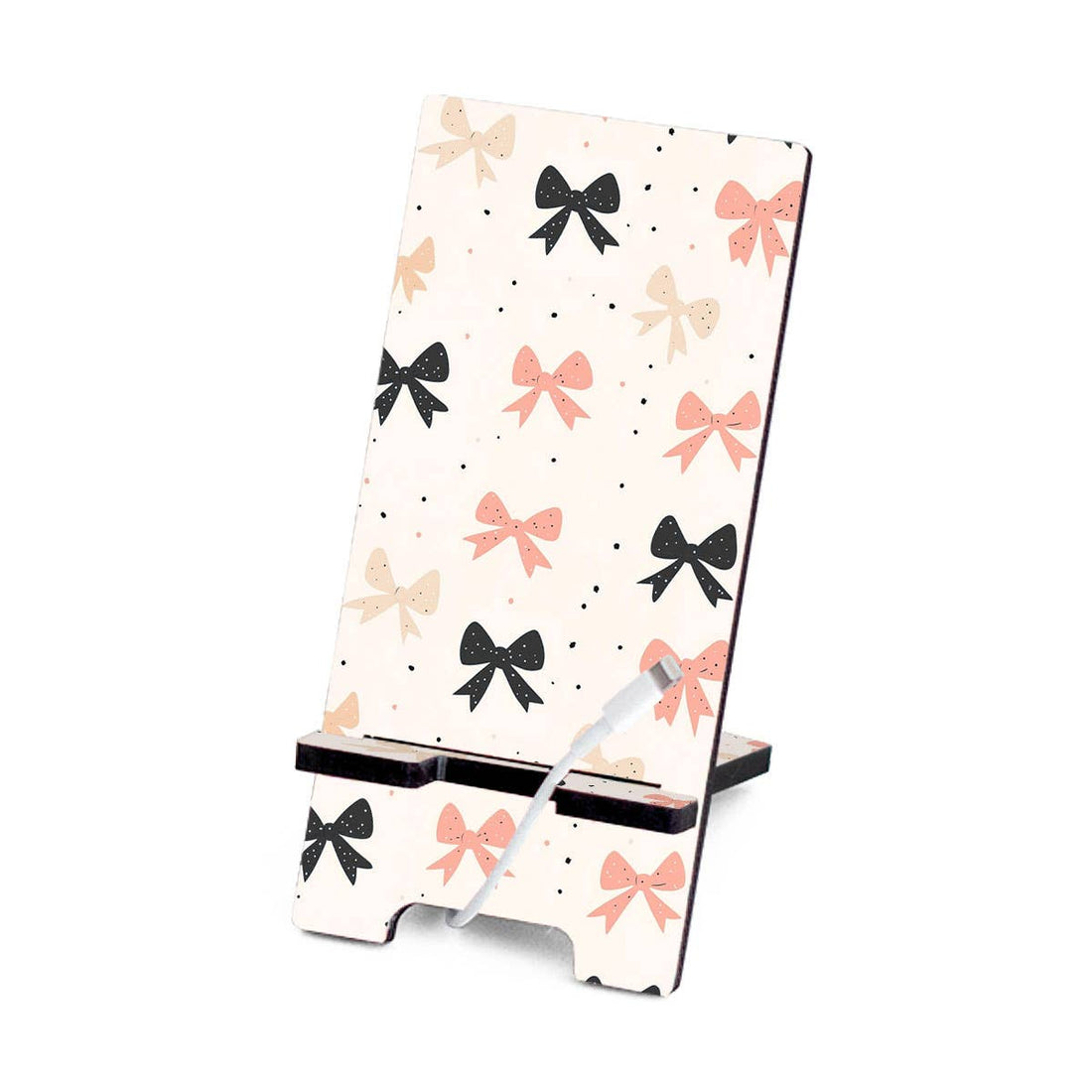 Pink &amp; Black Bows Stand