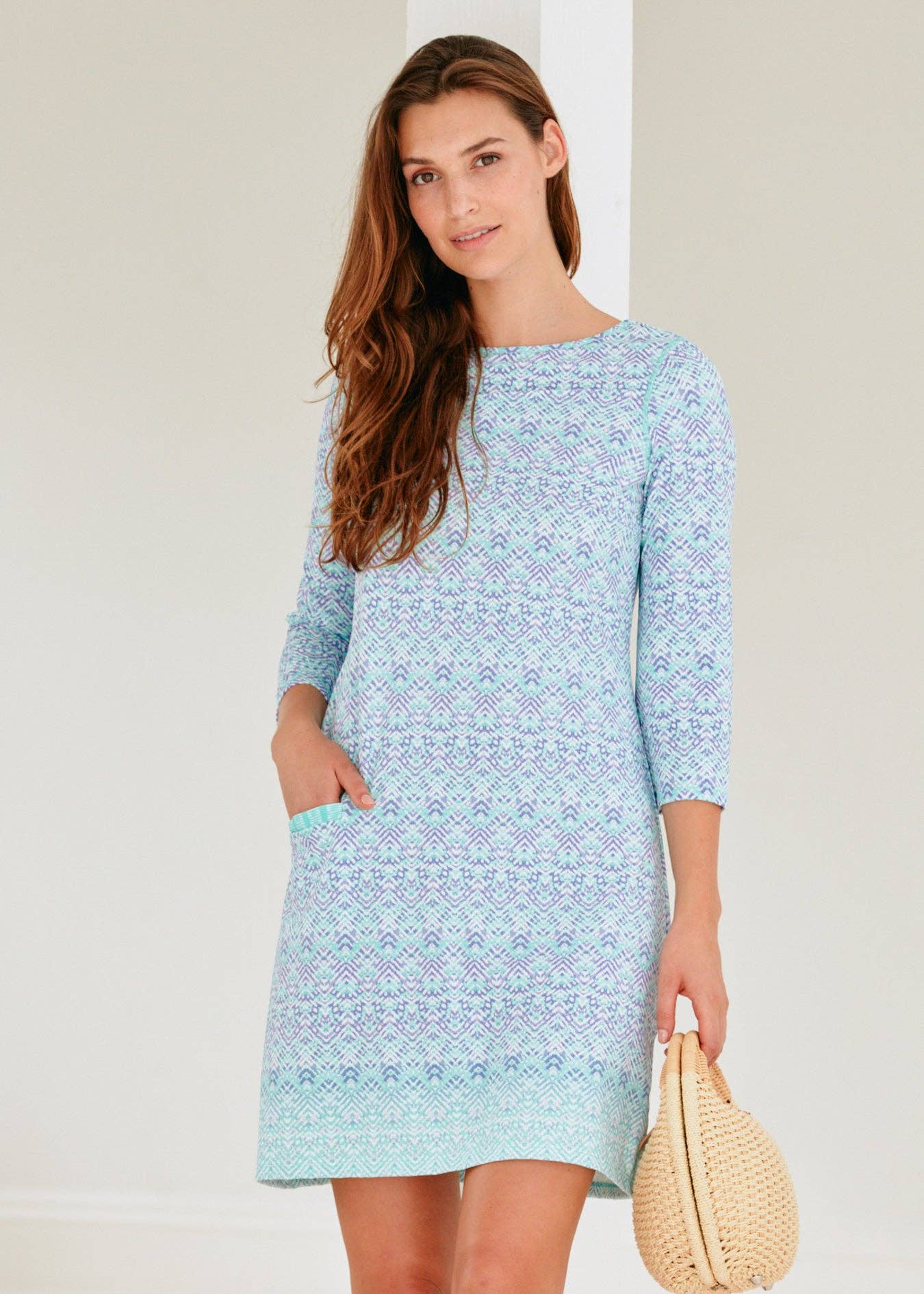 Naples - Cabana Shift Dress: M