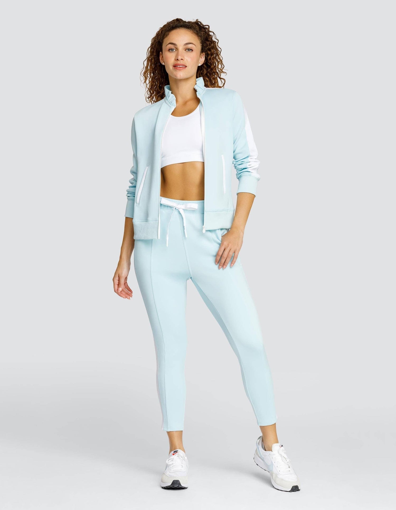 Spin-it POPPI ZIP FRONT JACKET - BLUE GLOW: Small