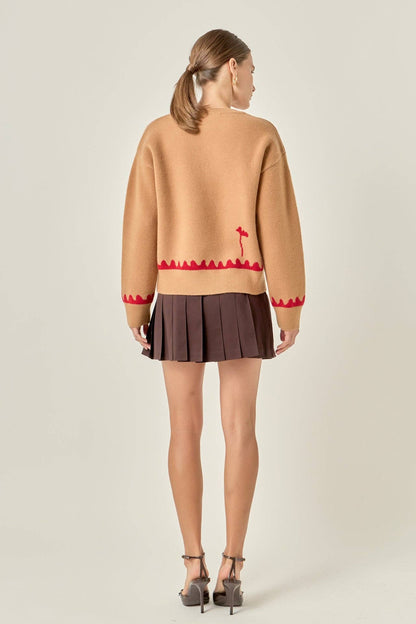 English Laundry Sweater: CAMEL