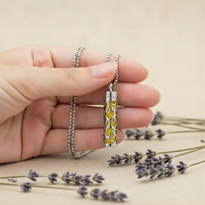 Hearts Essential Oil Diffuser Pendant