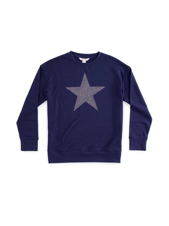 STAR SWEATSHIRT, NAVY