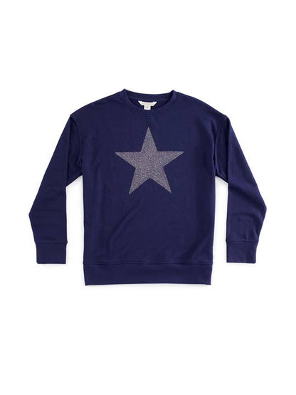 STAR SWEATSHIRT, NAVY