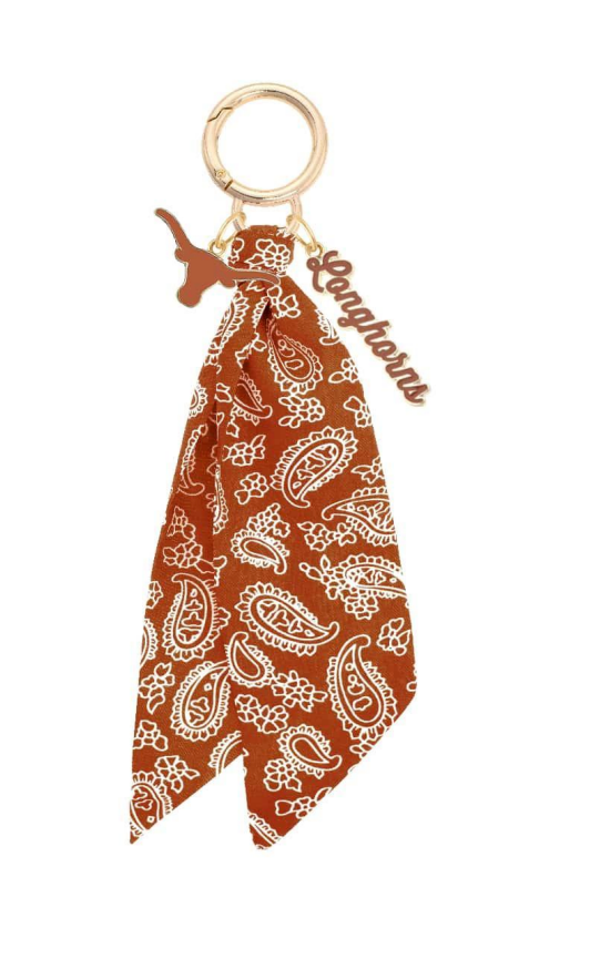 Texas Longhorns Logo Bandana Bag Charm