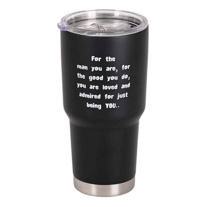 Tumbler Most Awesome Dad Black 30 oz