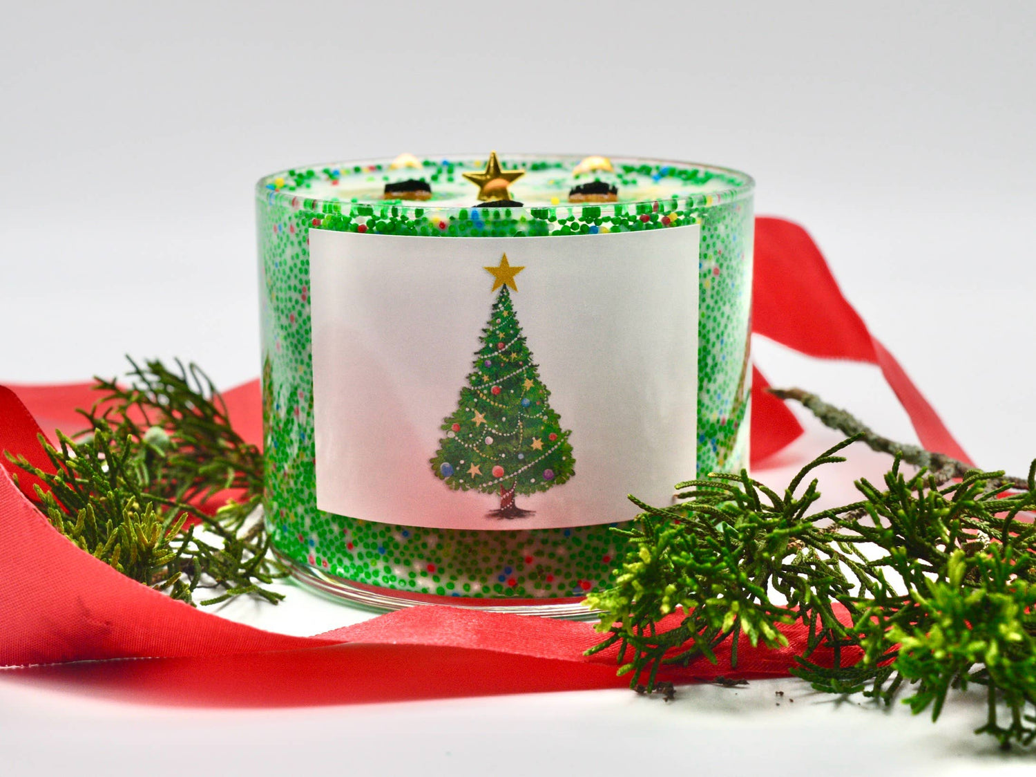 New Christmas 2026!  3 Wick Christmas Tree - 15 oz Soy Candle