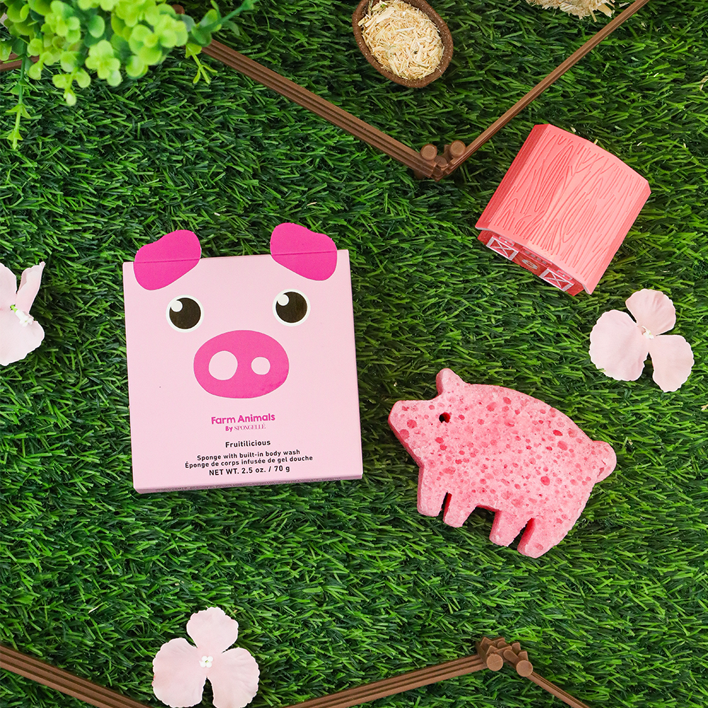 Peggy Pig Farm Animals Spongellé | Kids Products