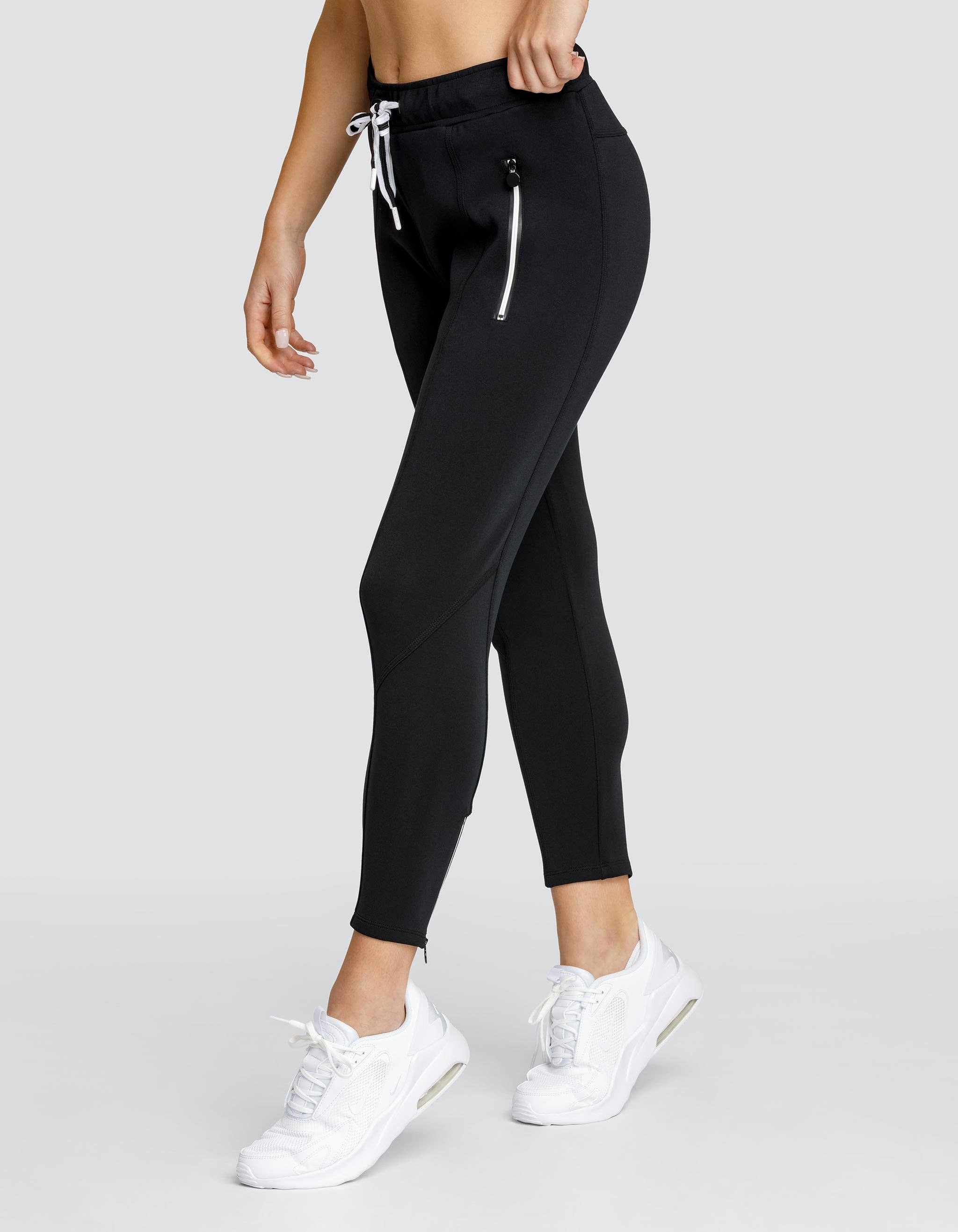 ELEANOR MID-RISE JOGGER - ONYX BLACK: Small