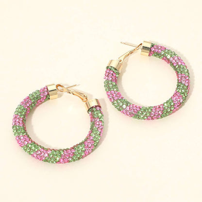 Rhinestone Pave Hoop Earrings
: Rdmt