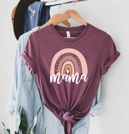 Rainbow Mama Shirt, Blessed Mama, Mother&