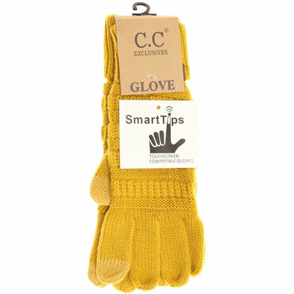 Solid Cable Knit CC Women&
