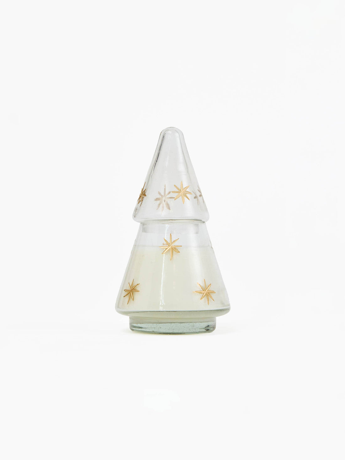 Tree Candle 7" Embossed Star