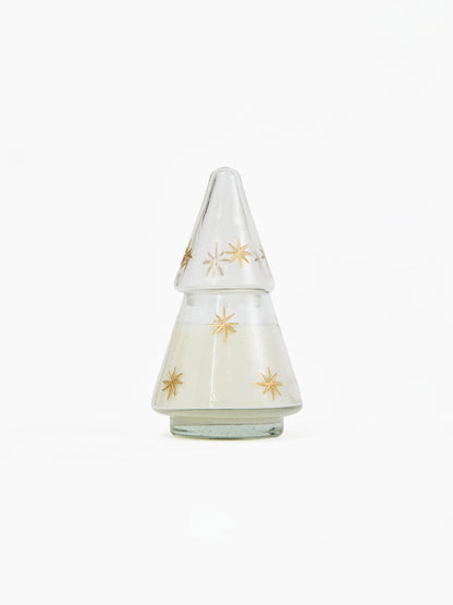 Tree Candle 7" Embossed Star