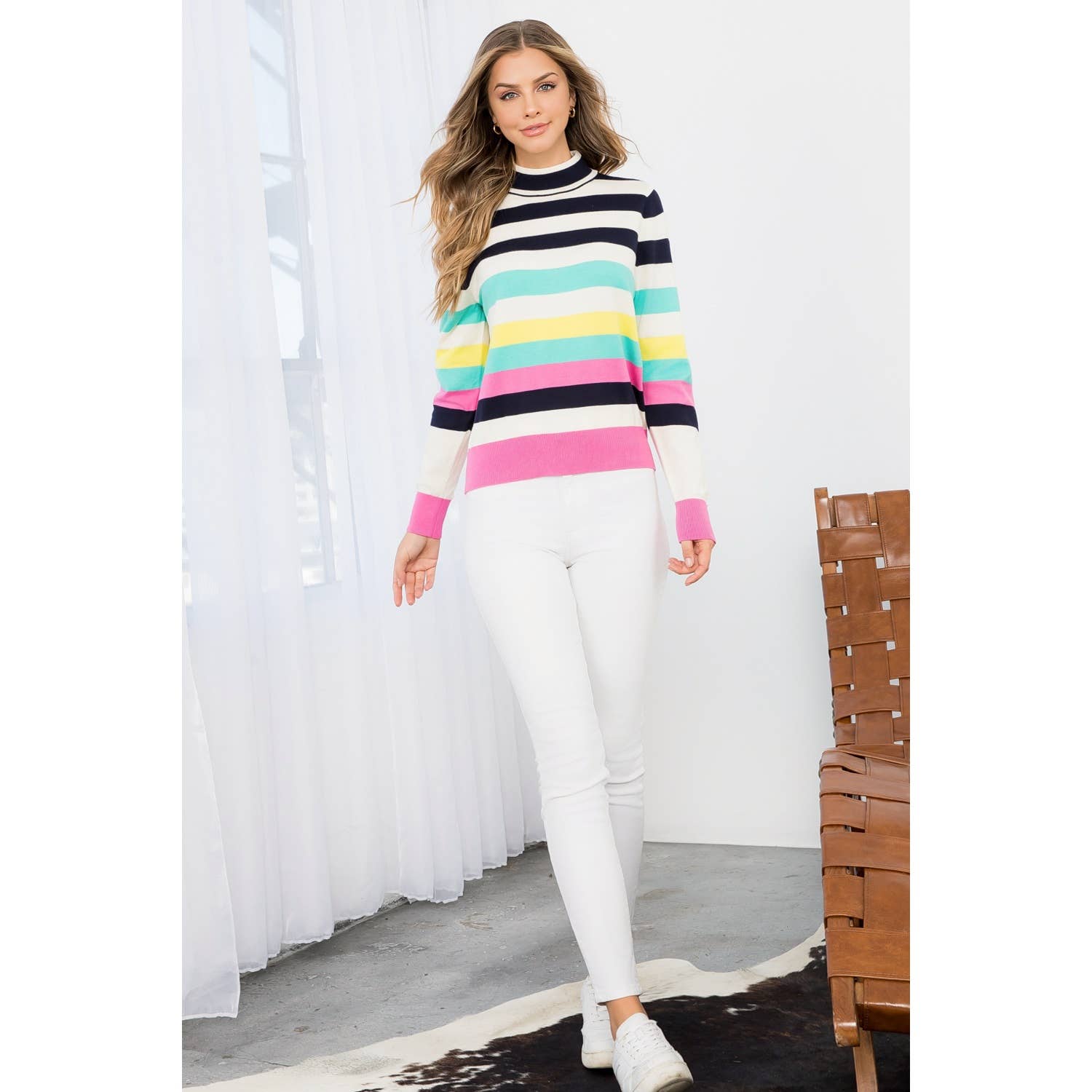 THML Multicolor Stripe Top