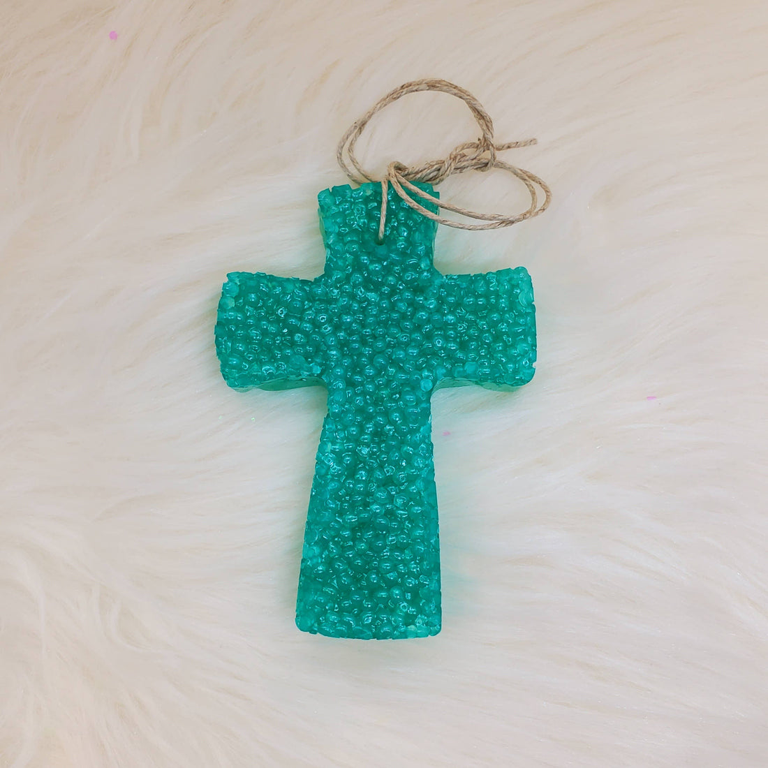Ocean Breeze Freshie: Teal Cross