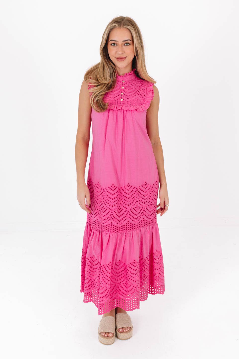 Chelsea Midi Dress - Pink