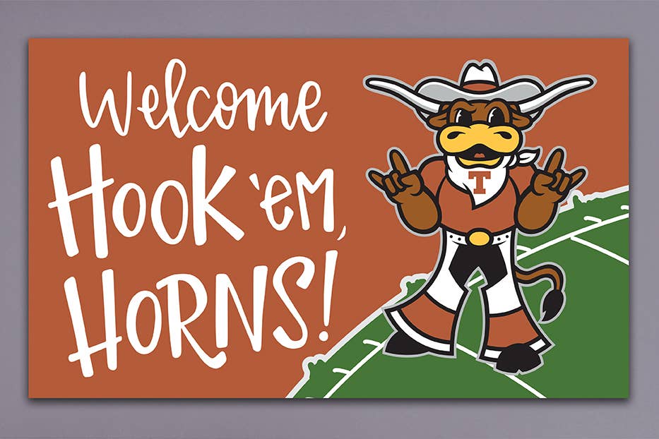 University of TX Door Mat Gameday