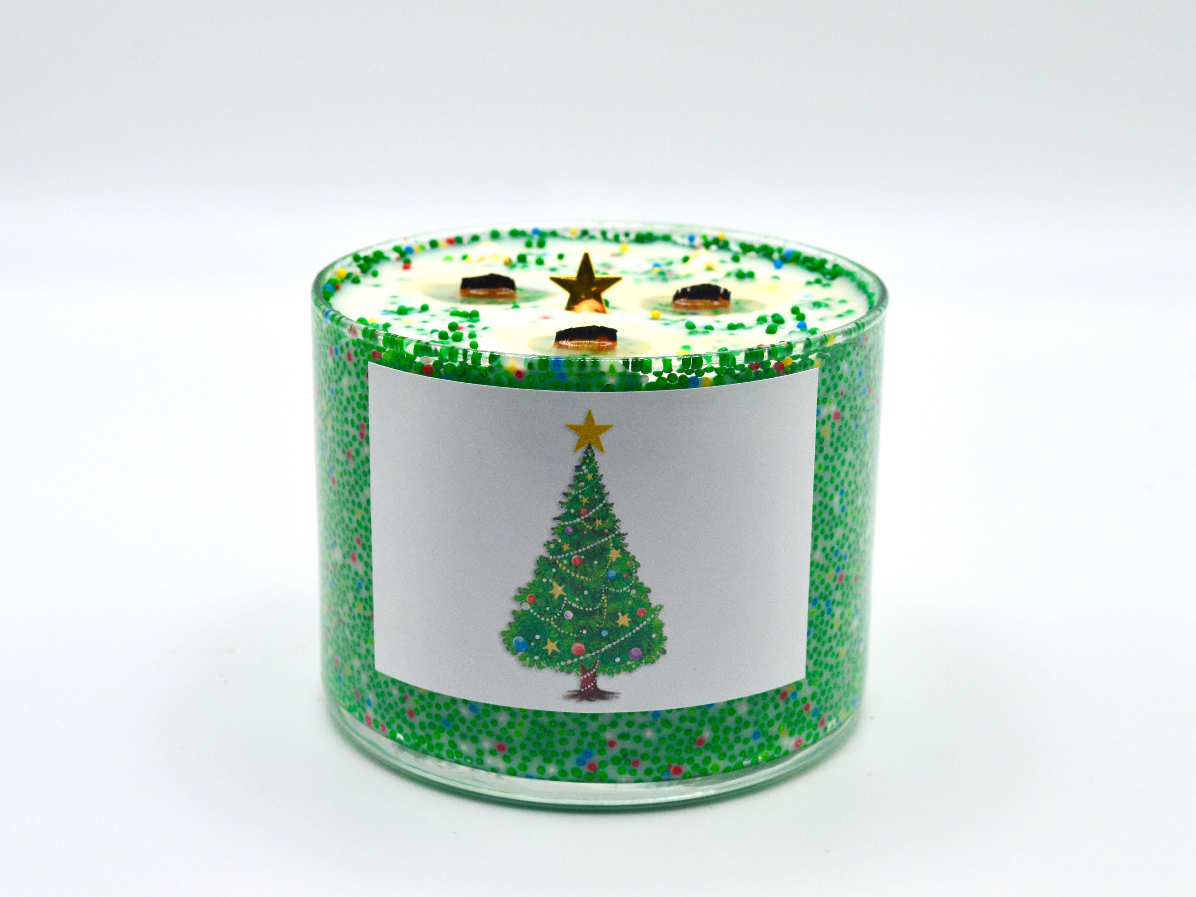 New Christmas 2026!  3 Wick Christmas Tree - 15 oz Soy Candle