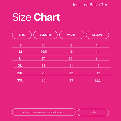 Jess Lea Basic Tee- Black: Black / Small