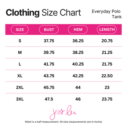 Everyday Polo Tank- Neon Pink Safari Chic: Pink/Leopard / 2XL