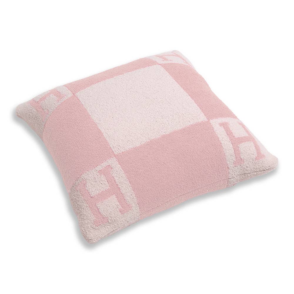 H Patterned Cushion Cover / Pillow Case
: Blue