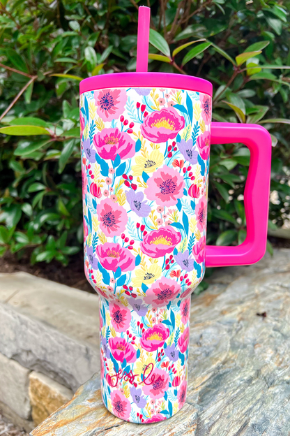 Fields Of Floral Tumbler: Multi