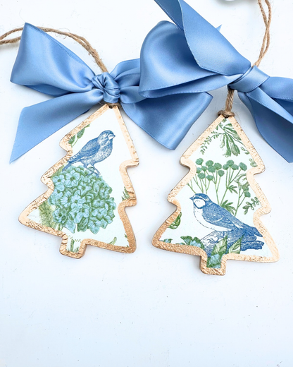 Blue Bird Tree Ornament