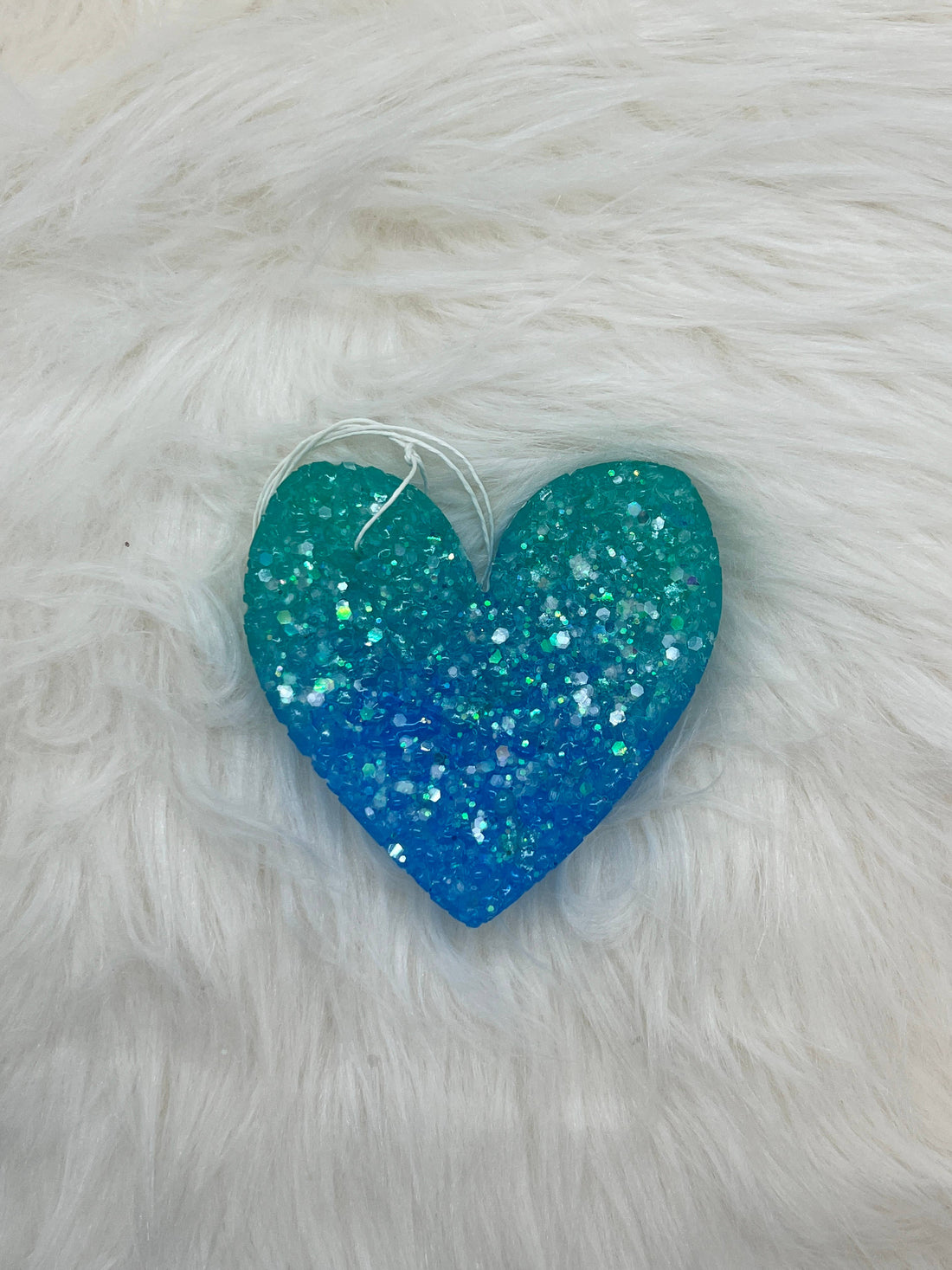 Ocean Breeze Freshie: Ombre Heart