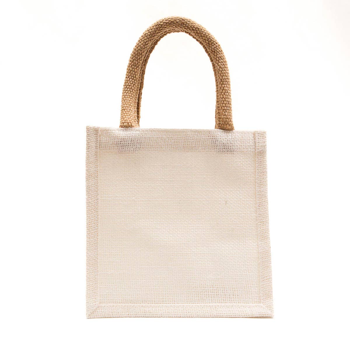 Take Heart Petite Gift Tote   White/Pink   7x7x5