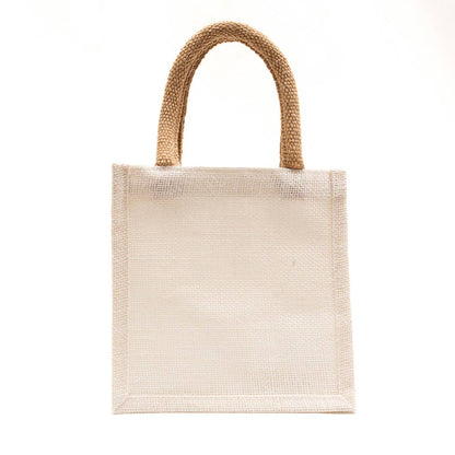 Take Heart Petite Gift Tote   White/Pink   7x7x5