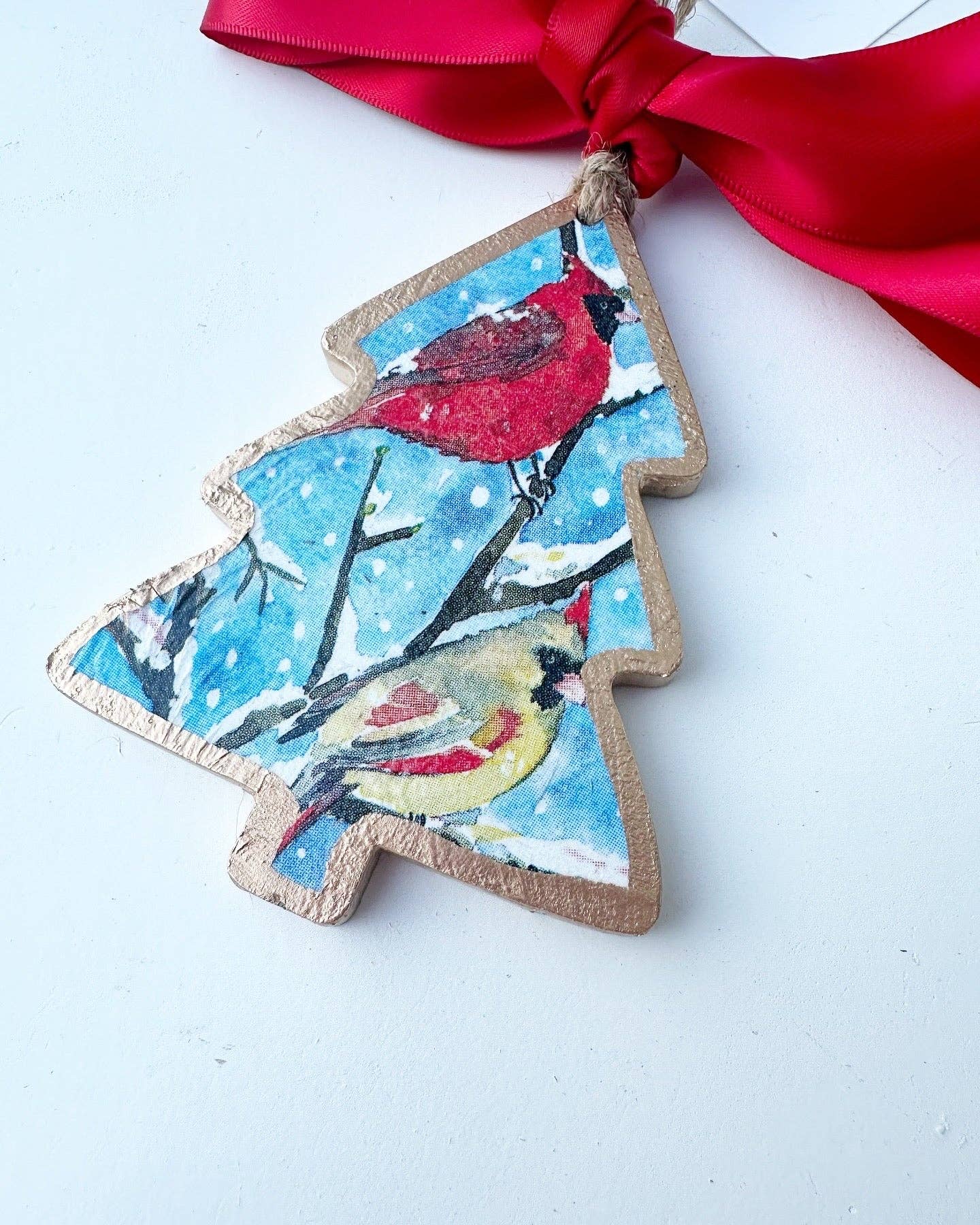 Cardinal Pair Ornament (1)