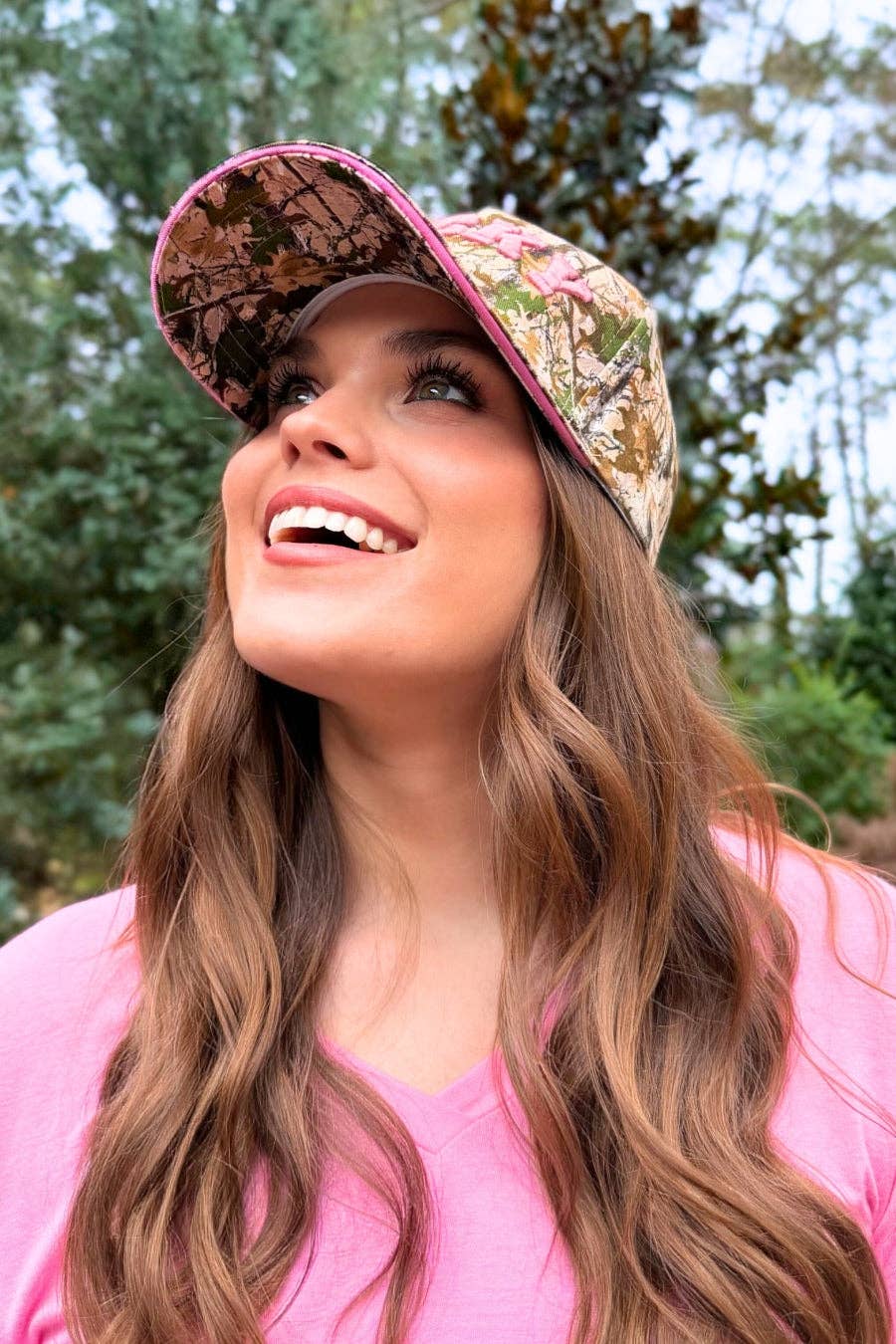 Lucky Camo Hat by Jess Lea : Camo/Pink