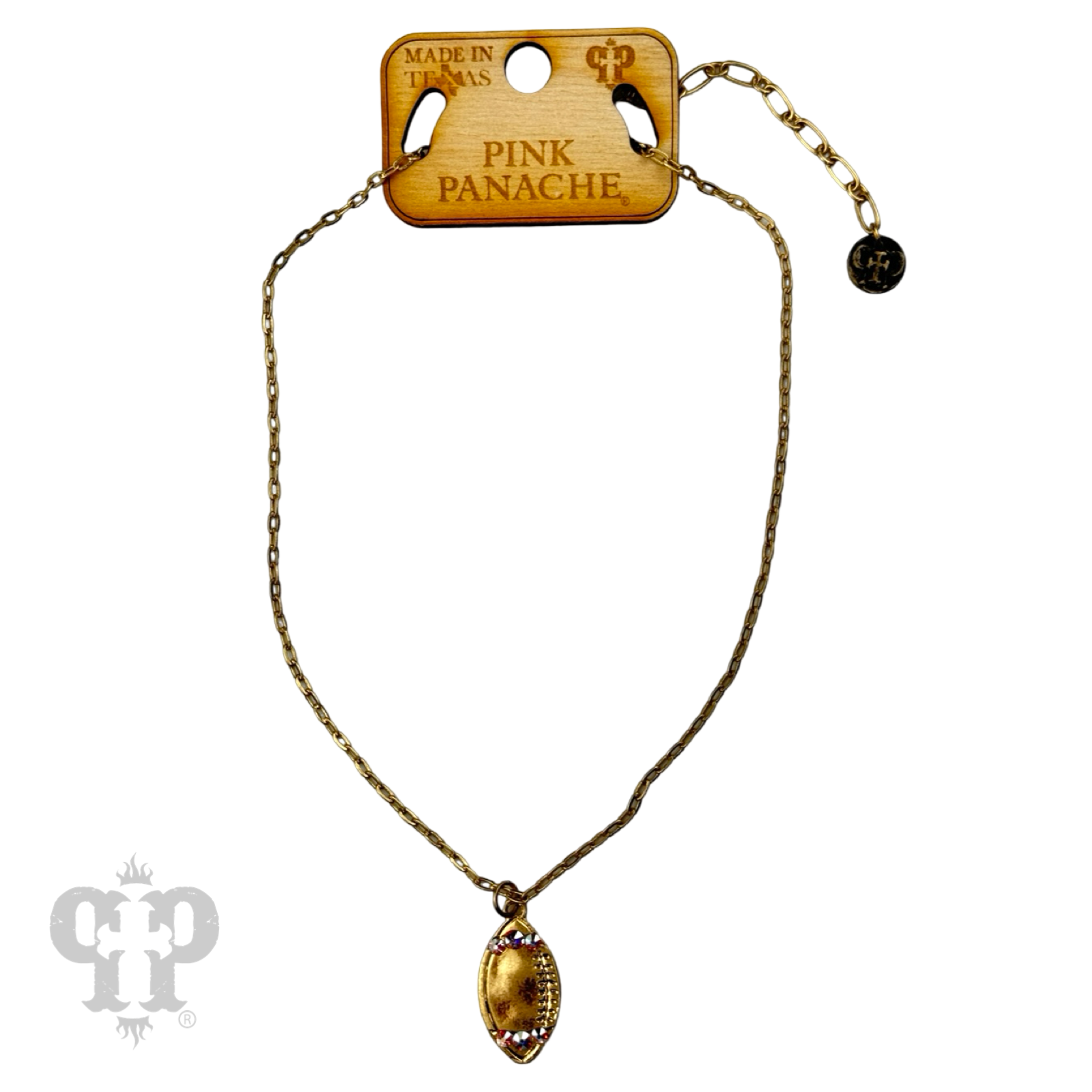 Football necklace: Gold