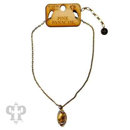 Football necklace: Gold