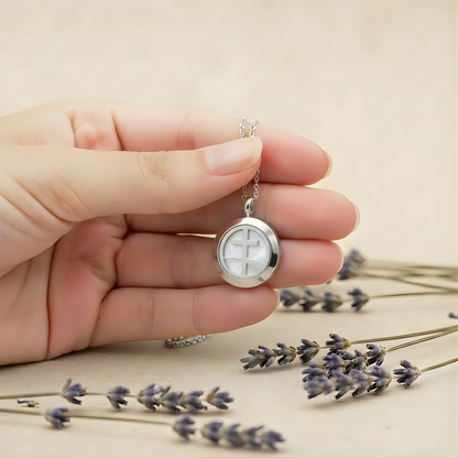Faith Essential Oil Diffuser Necklace - Mini