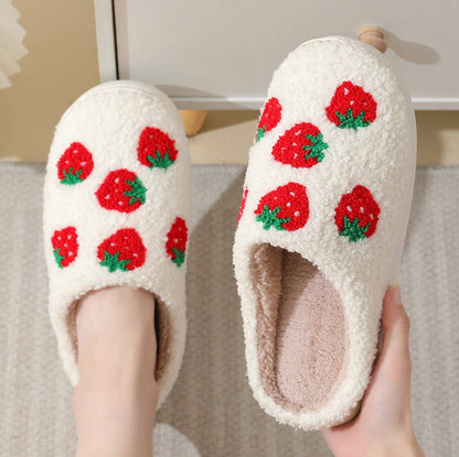 Comfy Fruit Slip-on Slippers : WATERMELON / M