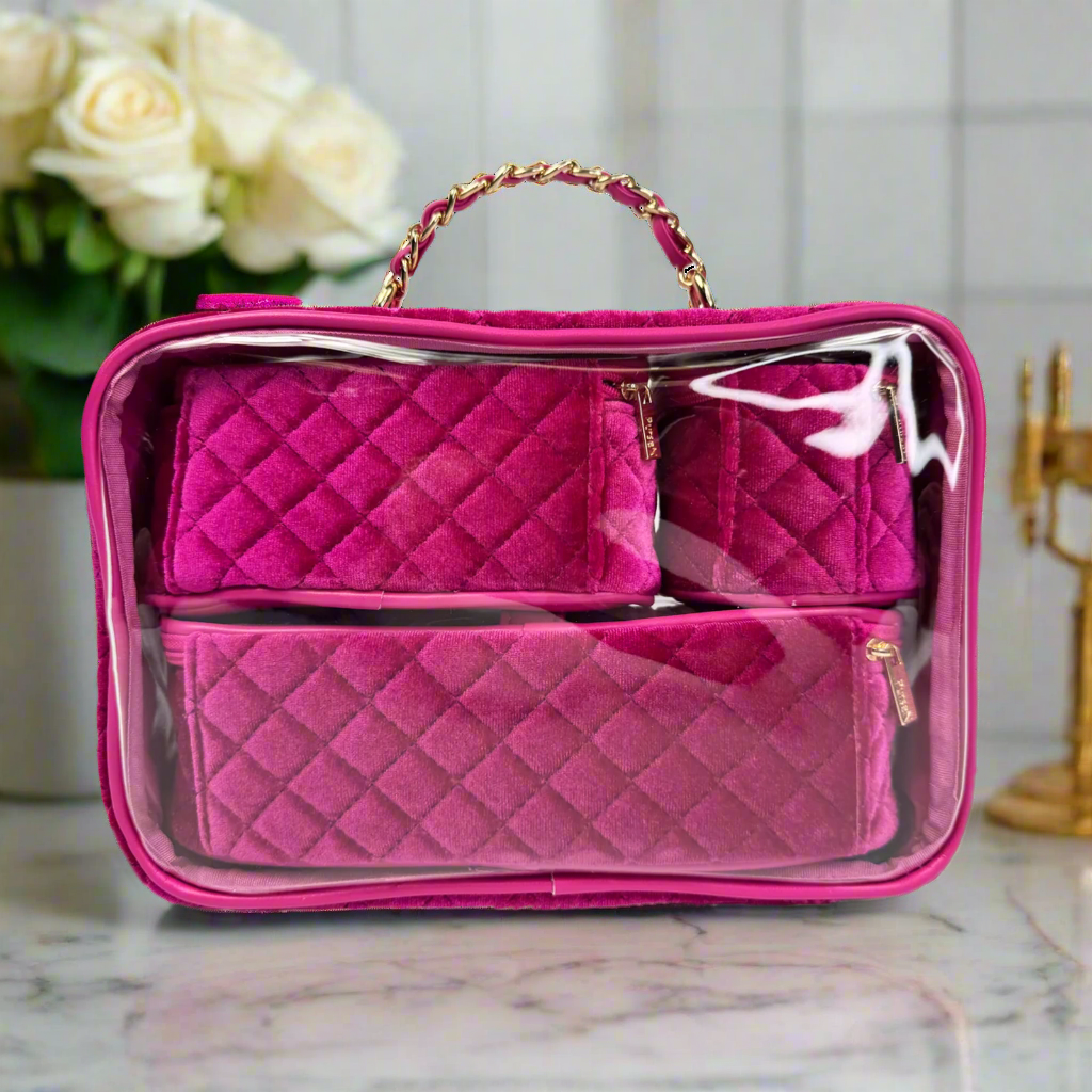 Trio Jet Setter - Fuchsia Velvet