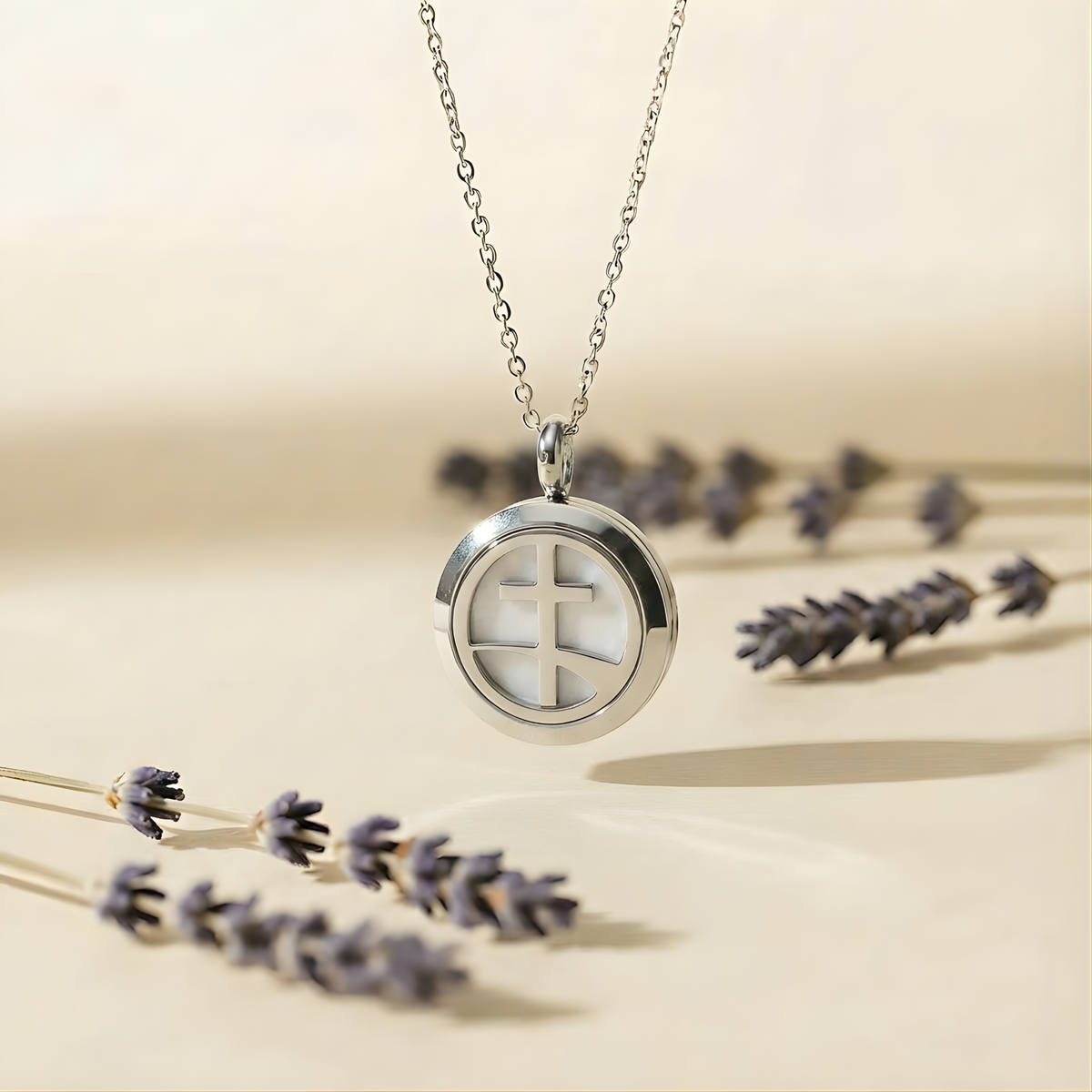 Faith Essential Oil Diffuser Necklace - Mini