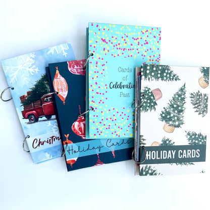Card Holder Keeper: Red Truck with Tree
