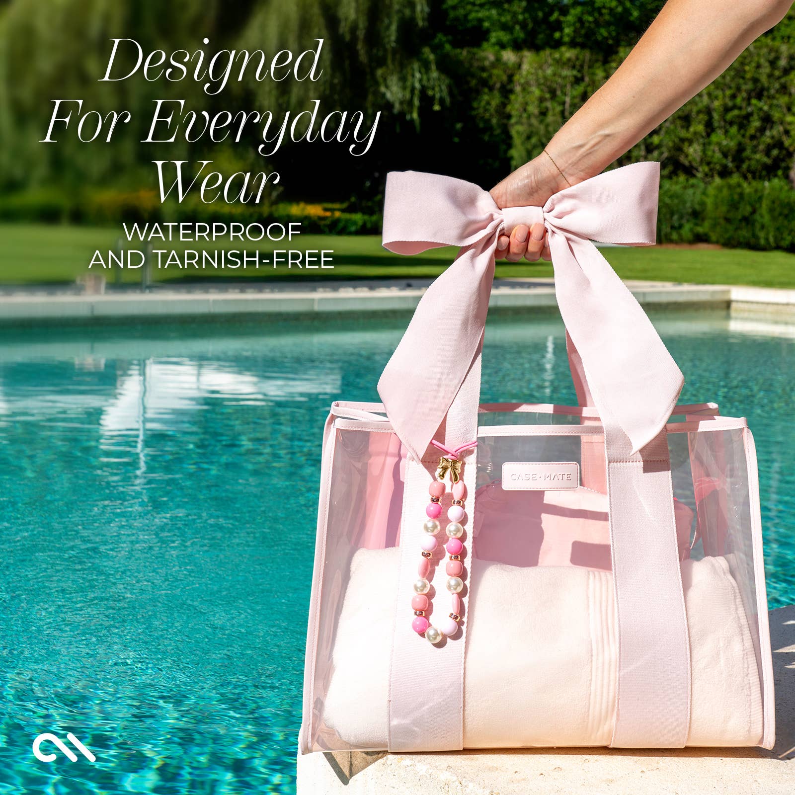 Case-Mate Beaded Bag Charm Accessory: Calico Stone