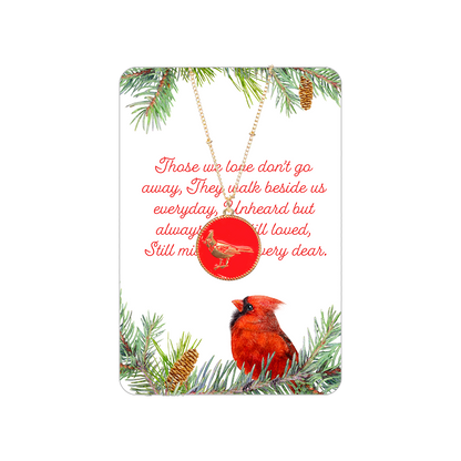 Missed and Very Dear Cardinal Keepsake Card