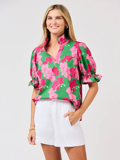 Jessica Top | Orchid Reverie Pink by Mary Square