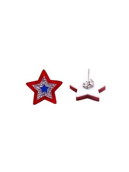 Independence Start Stud Earring