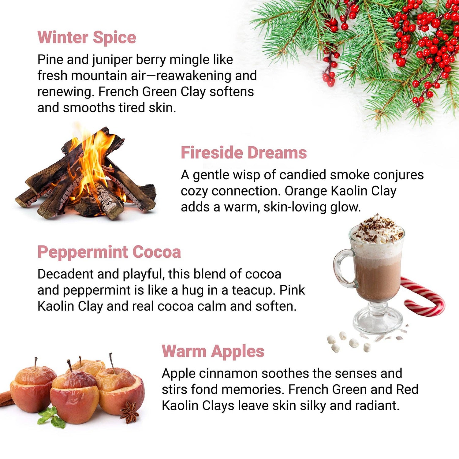 Solstice Soak Gift Set – Cozy Seasonal Bath Bomb Collection (4 Bombs)