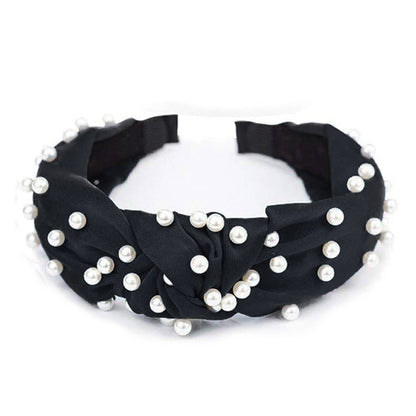 Paige Satin Headband: Green