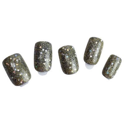 Square Short Press On Nails: First Kiss